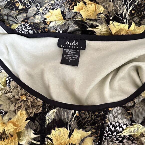 Women Fairy Corset Top Size L Forest Grunge Witchy Festival Lace Mesh Coquette - Picture 7 of 12